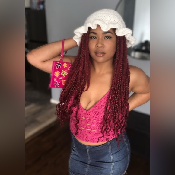 🌸 “Cozy Gurl” 🌸 Handmade Crochet Bralette Top - Picture 4 of 9